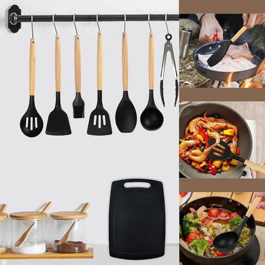 Cookfast®️ Kit cocina 16 utensilios + Envío Gratis 🎁